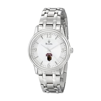 Men's Bulova  Silver Montana Grizzlies
