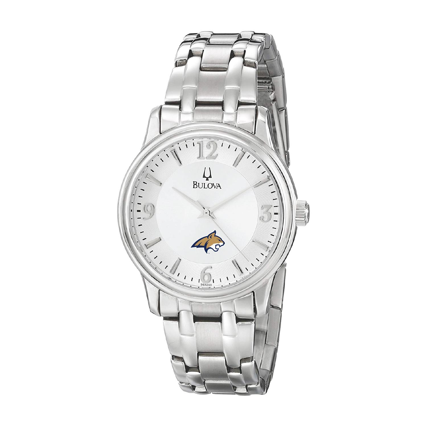 Men's Bulova  Silver Montana State Bobcats