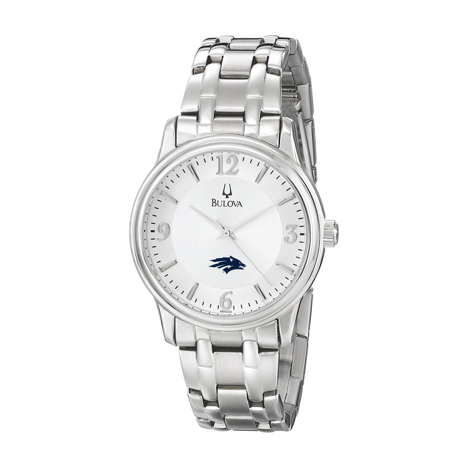 Men's Bulova  Silver Nevada Wolf Pack