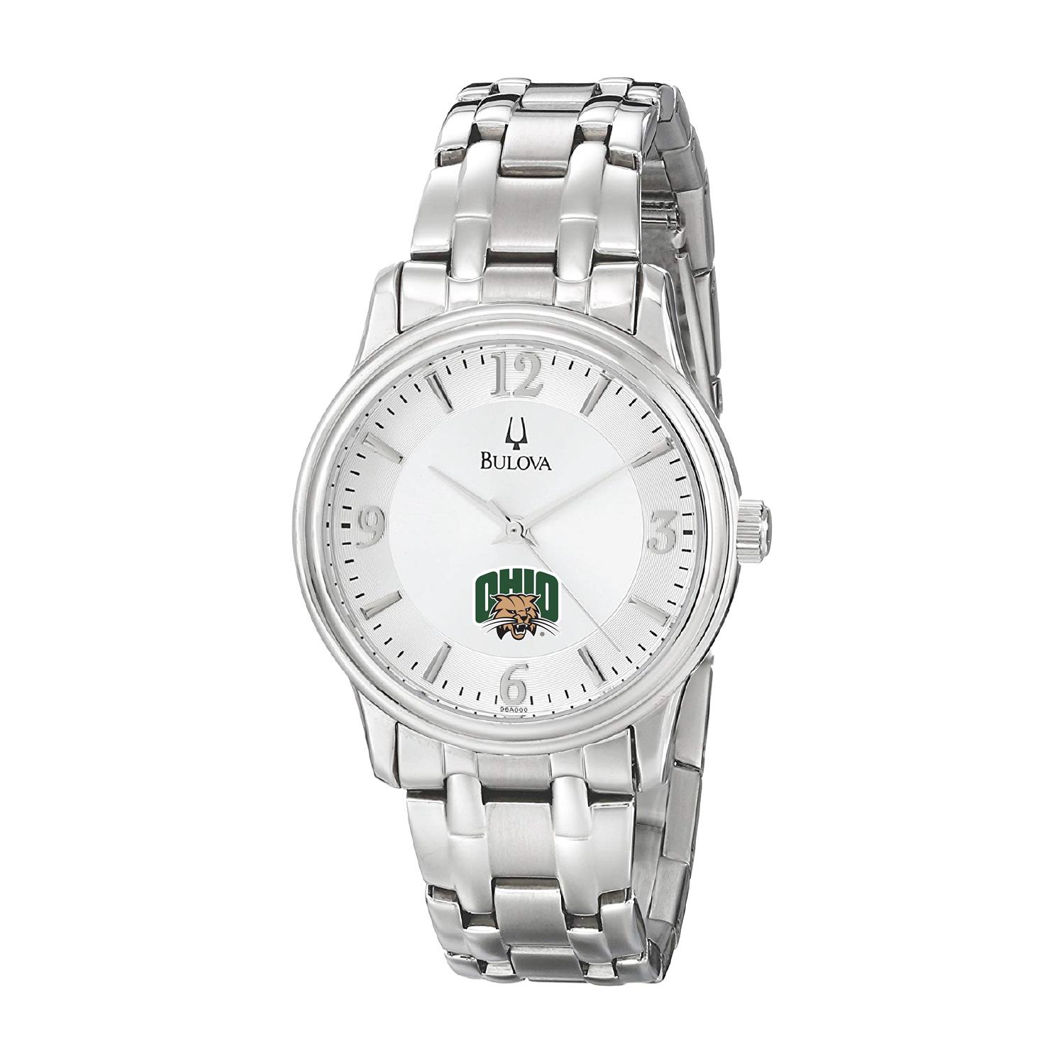 Men's Bulova  Silver Ohio Bobcats
