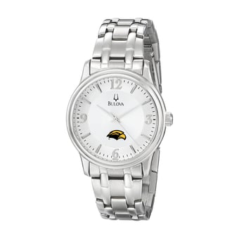 Men's Bulova  Silver Southern Miss Golden Eagles
