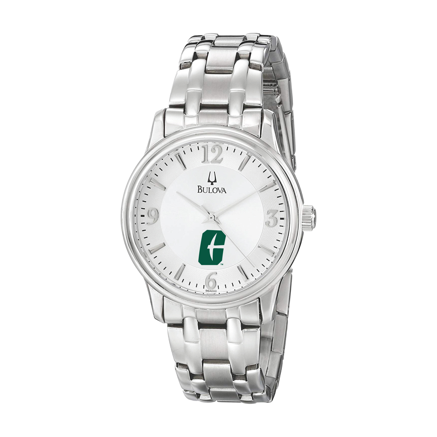 Men's Bulova  Silver Charlotte 49ers