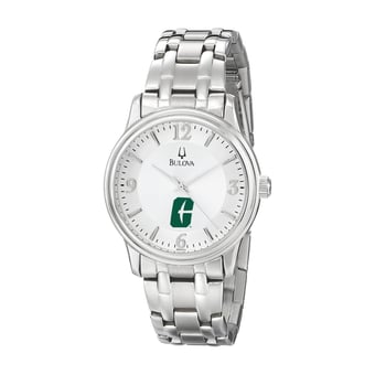 Men's Bulova  Silver Charlotte 49ers