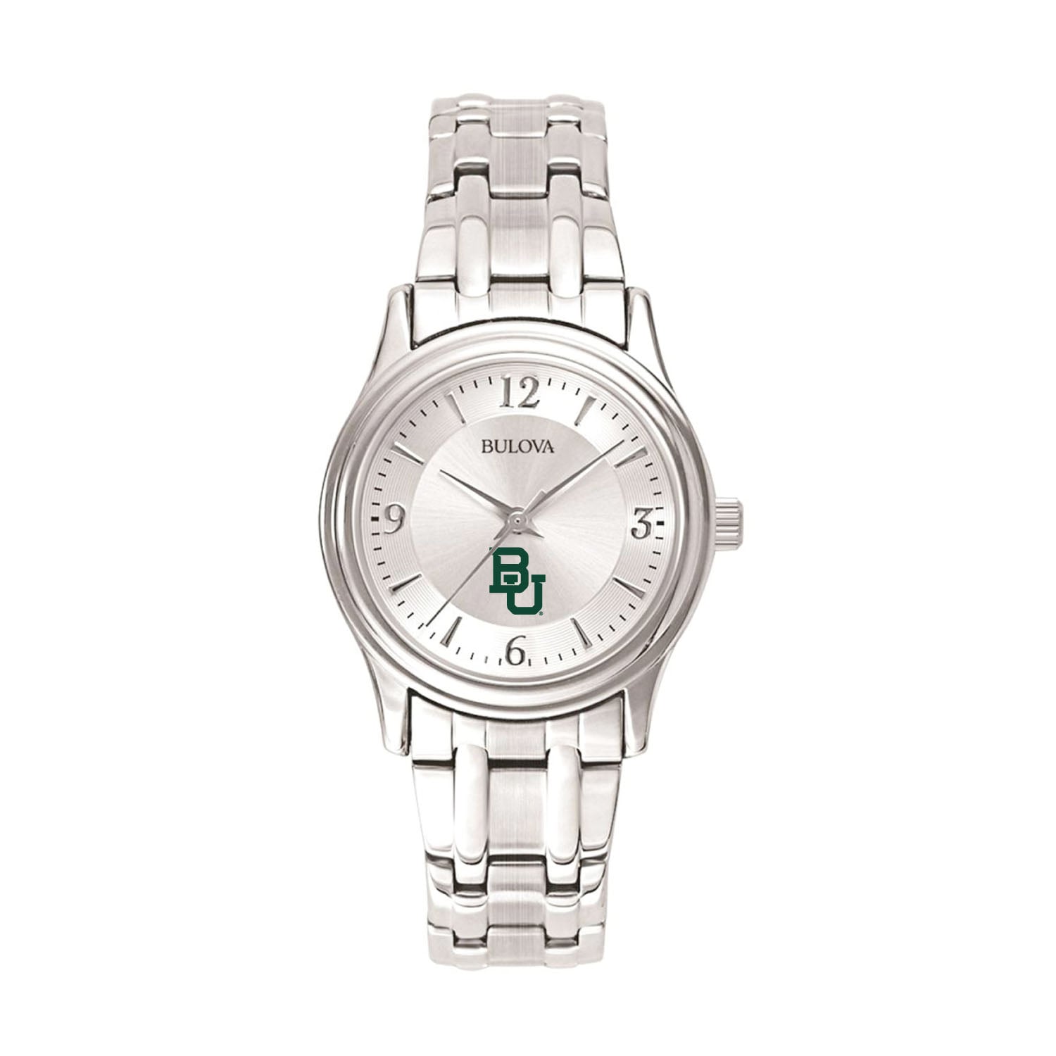 Women's Silver Baylor Bears Stainless Steel Quartz Watch