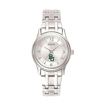 Women's Silver Baylor Bears Stainless Steel Quartz Watch