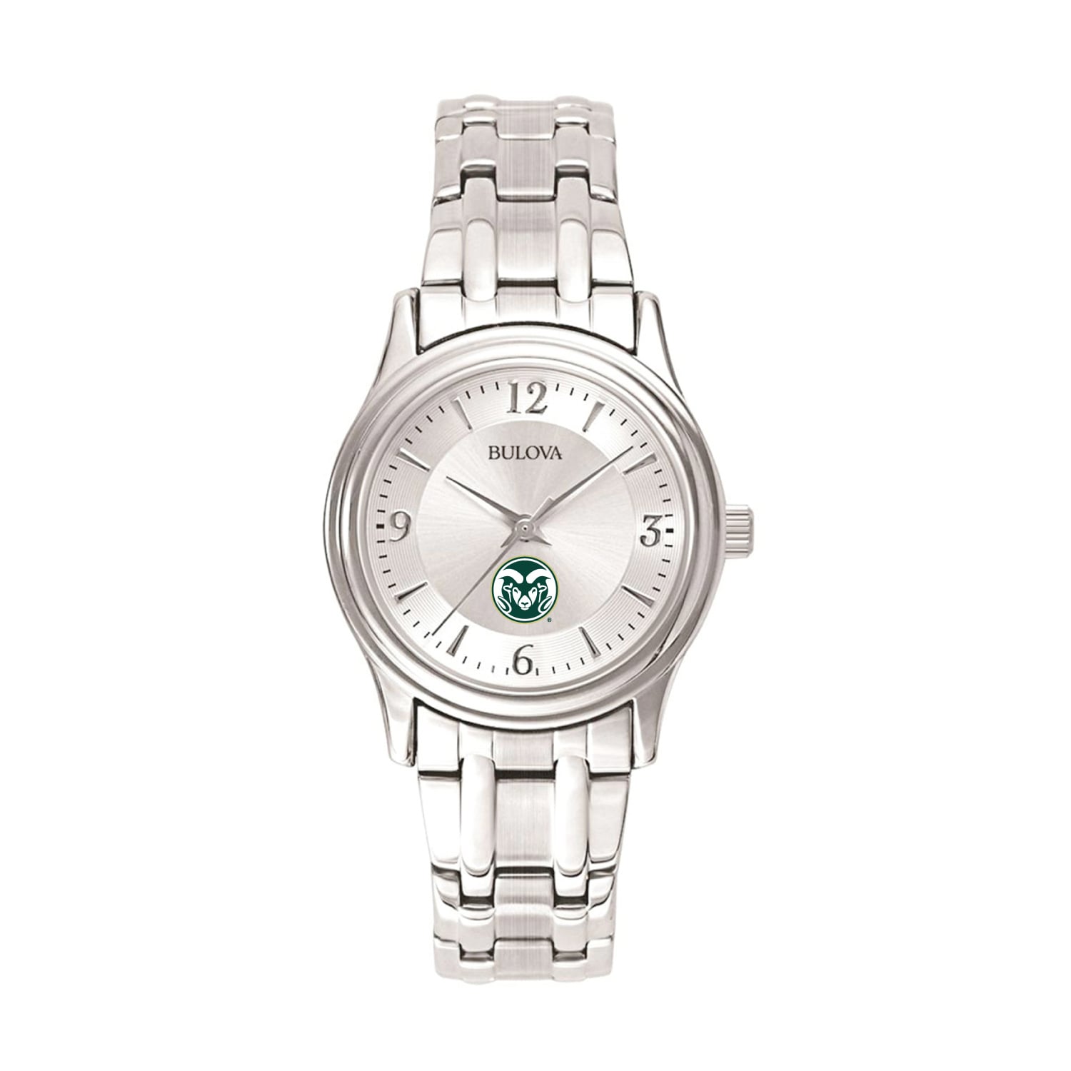 Women's Silver Colorado State Rams Stainless Steel Quartz Watch
