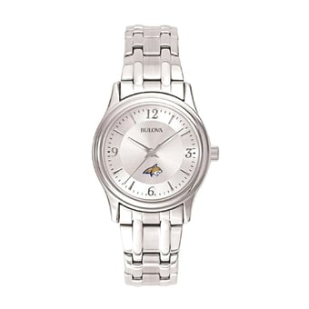 Women's Silver Montana State Bobcats Stainless Steel Quartz Watch