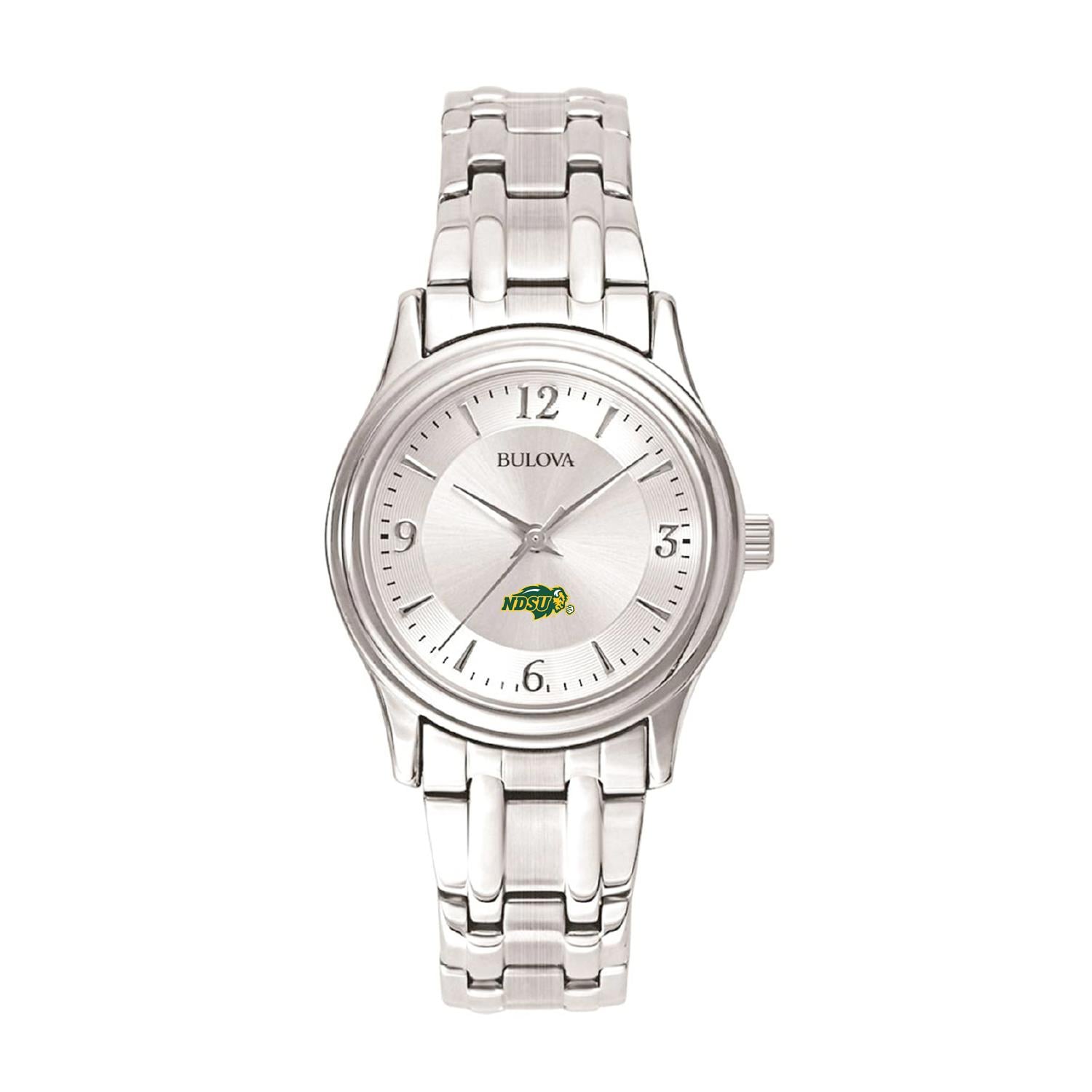 Women's Silver NDSU Bison Stainless Steel Quartz Watch
