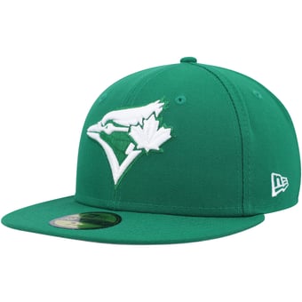 Men's New Era Kelly Green Toronto Blue Jays White Logo 59FIFTY Fitted Hat