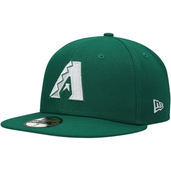 Men's New Era Kelly Green Arizona Diamondbacks White Logo 59FIFTY Fitted Hat