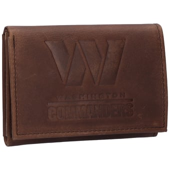 Washington Commanders Leather Team Tri-Fold Wallet