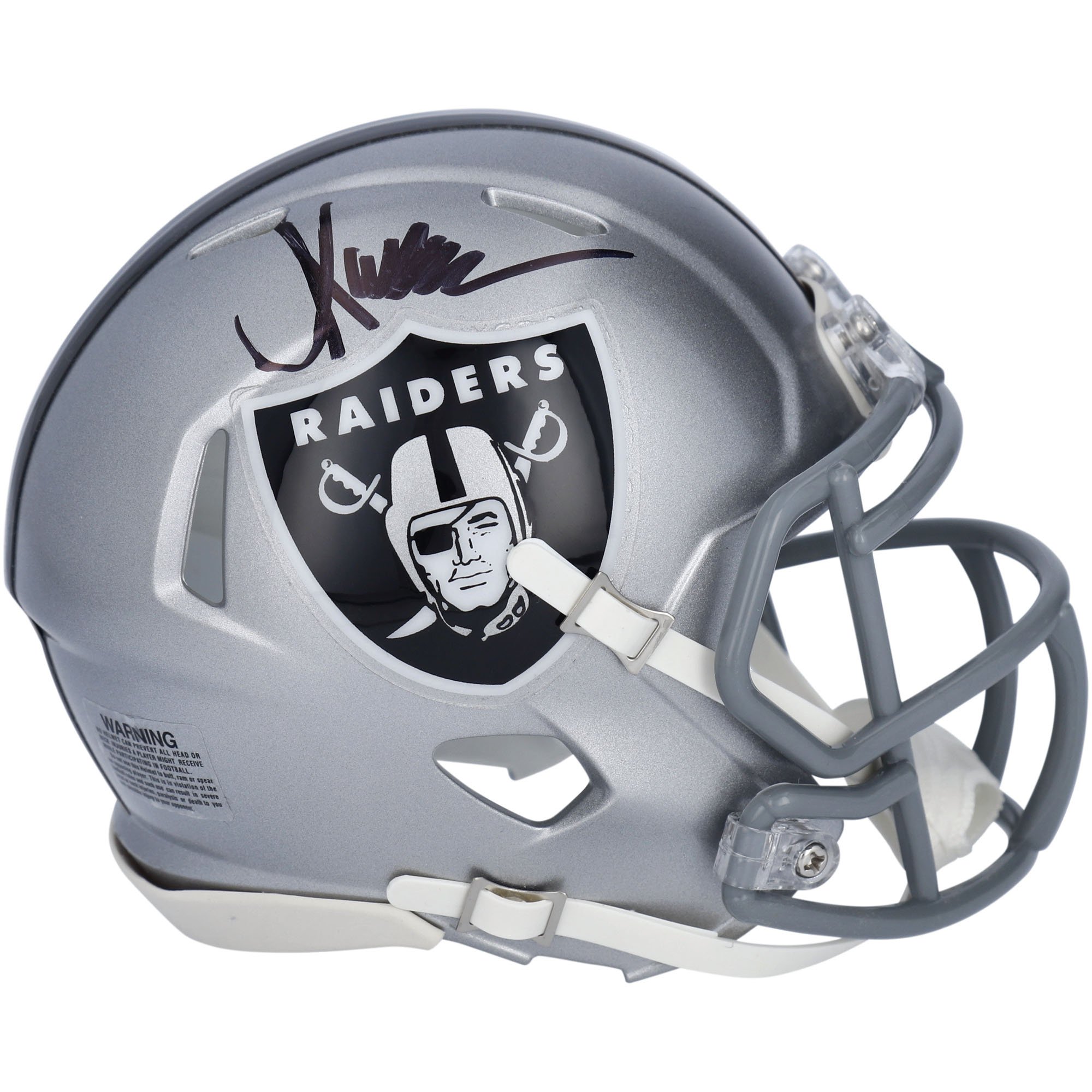 Marcus Allen Los Angeles Raiders Autographed Riddell Speed Mini Helmet