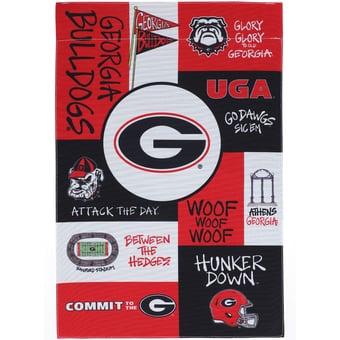Georgia Bulldogs Collage Garden Flag