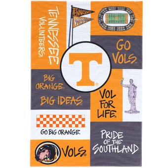 Tennessee Volunteers Collage Garden Flag
