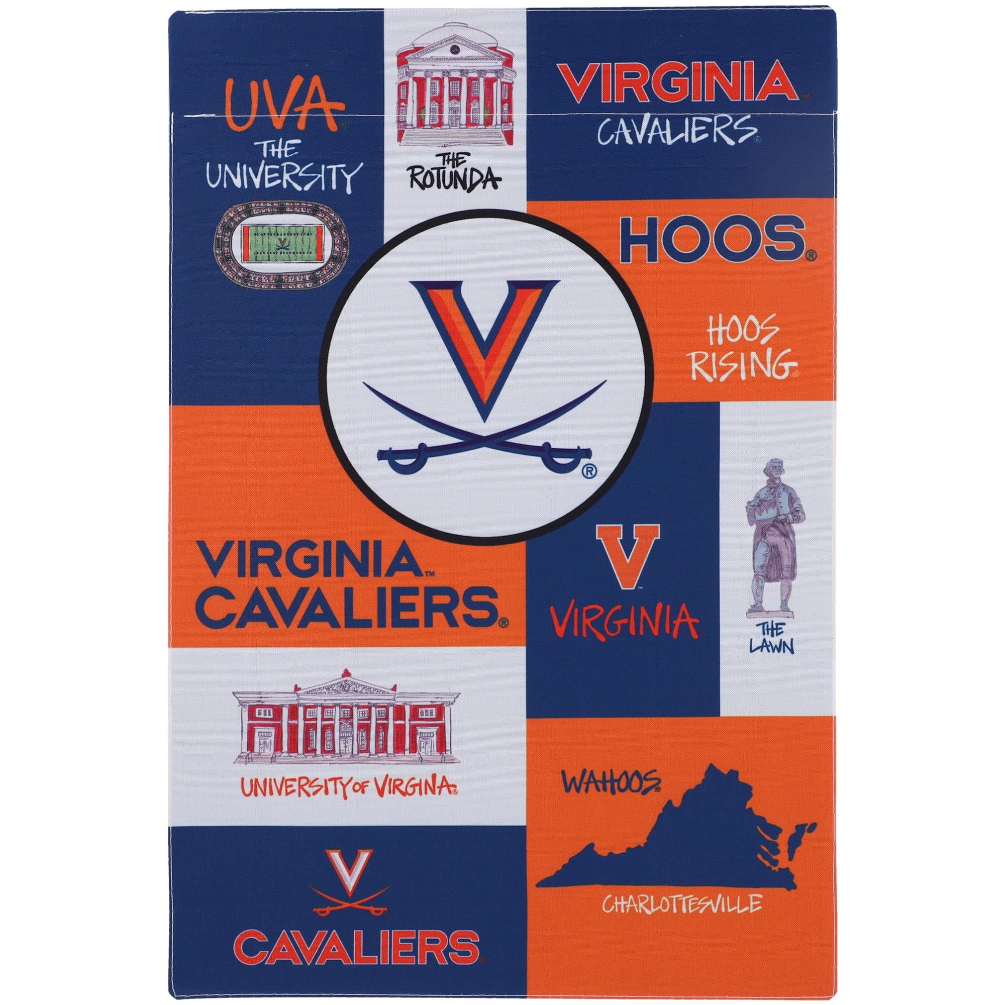 Virginia Cavaliers Collage Garden Flag
