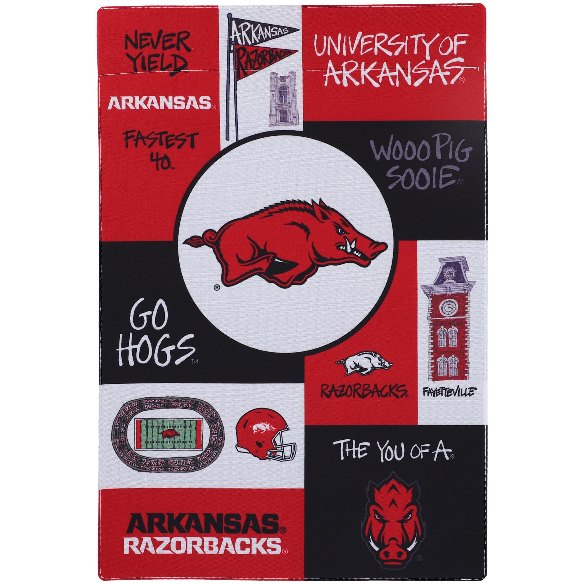 Arkansas Razorbacks Collage Garden Flag Arkansas Razorbacks Collage Garden Flag