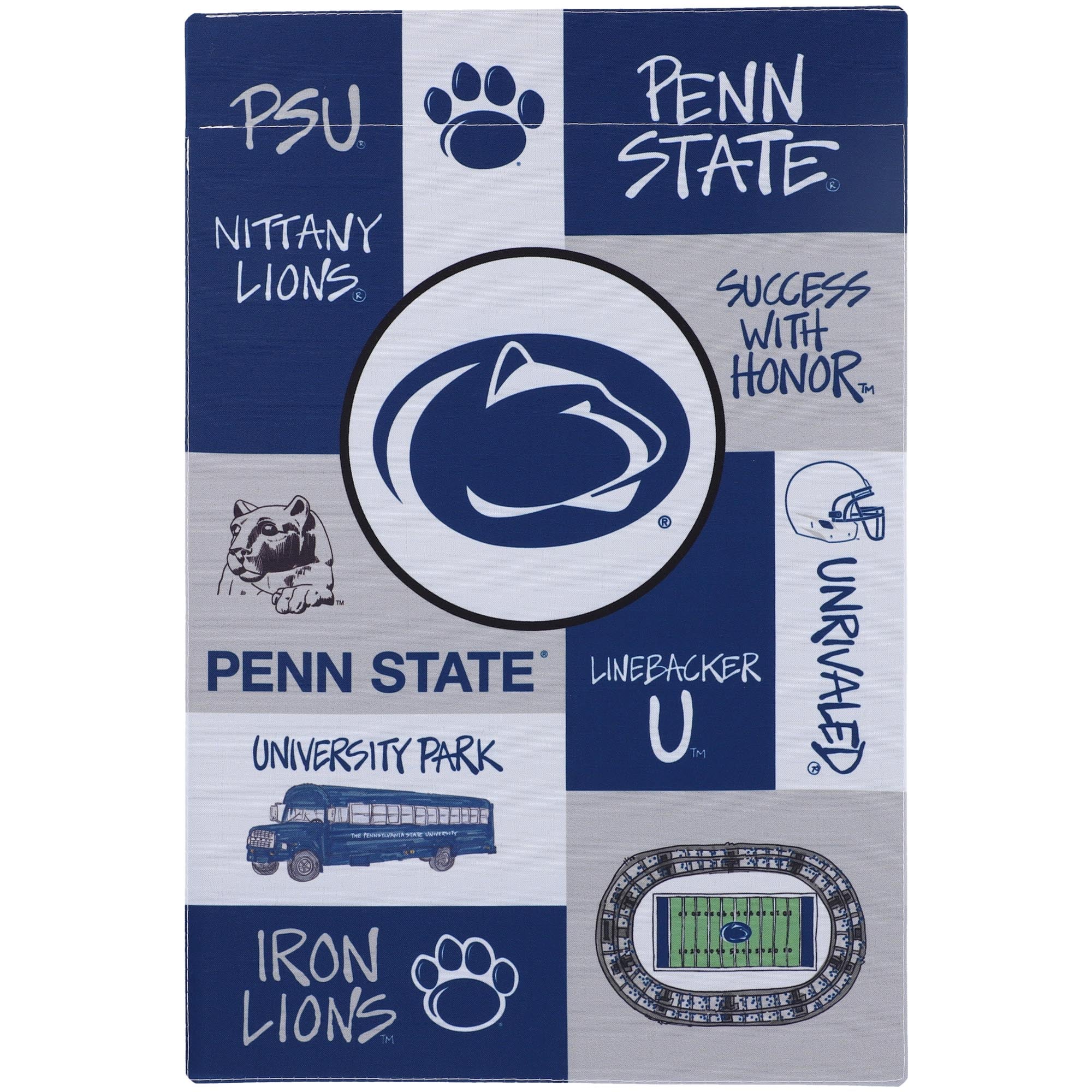 Penn State Nittany Lions Collage Garden Flag
