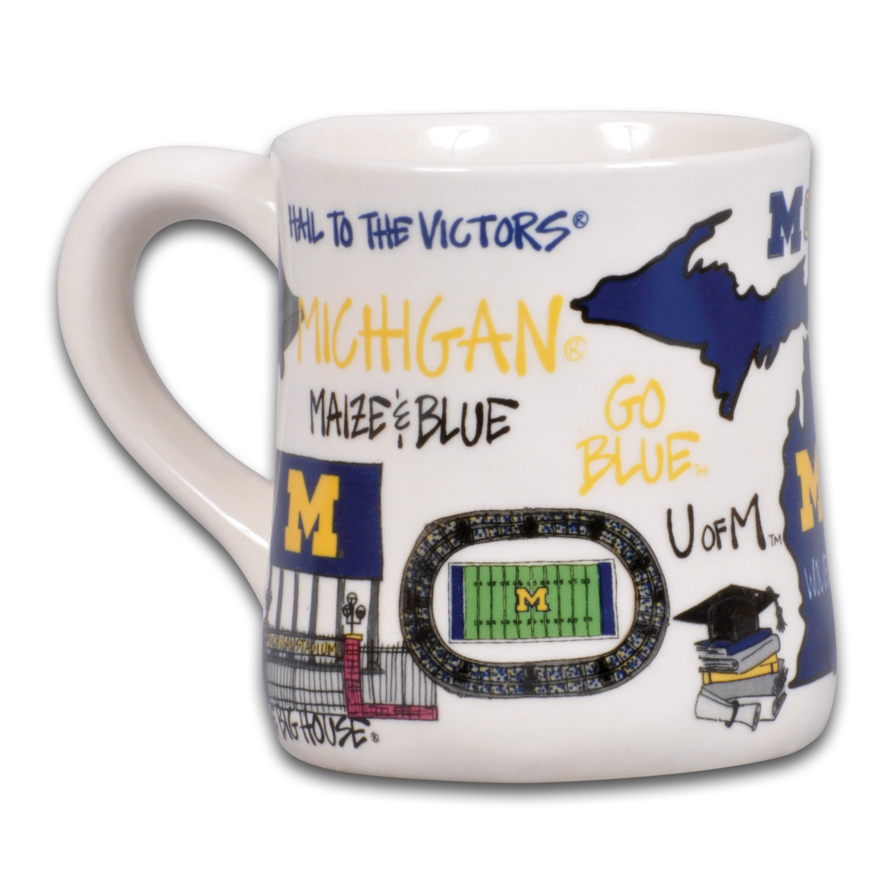 Michigan Wolverines 16oz. Hometown Mug