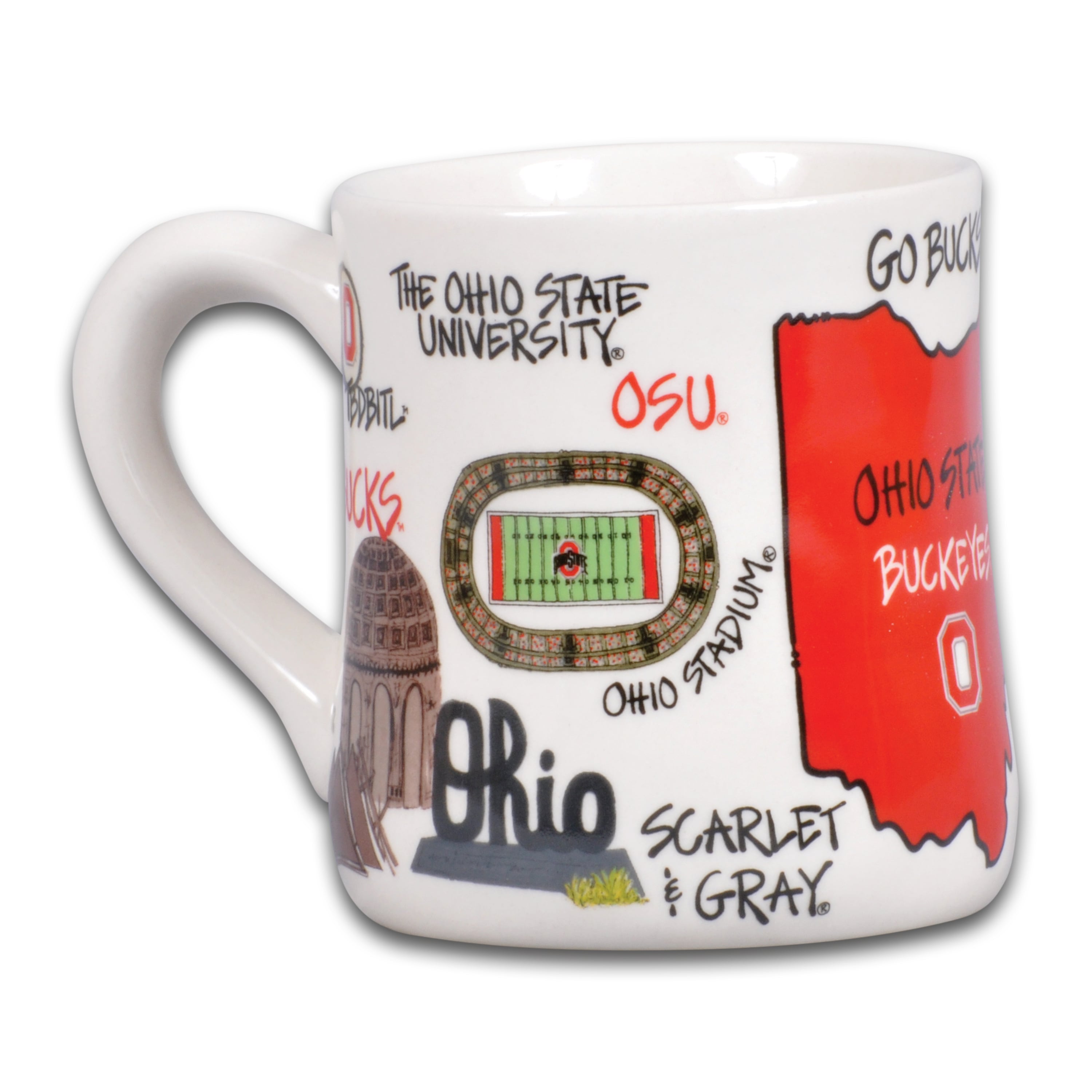Ohio State Buckeyes 16oz. Hometown Mug