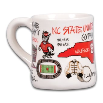 NC State Wolfpack 16oz. Hometown Mug