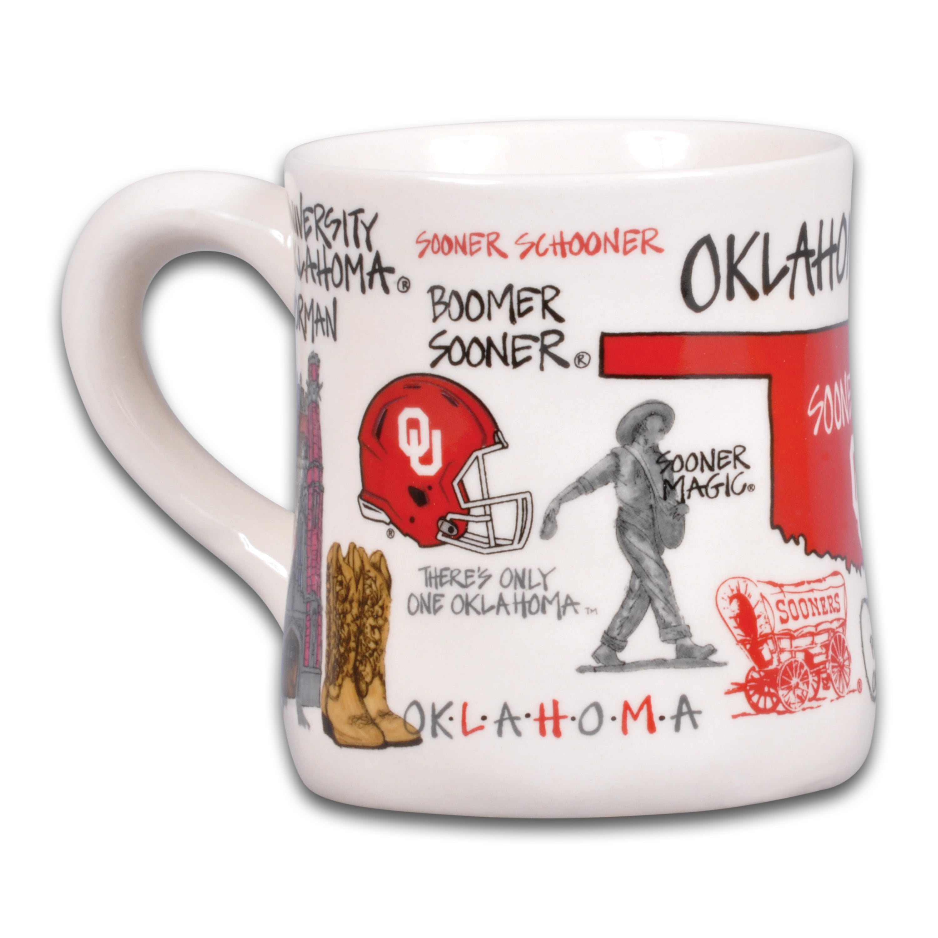 Oklahoma Sooners 16oz. Hometown Mug