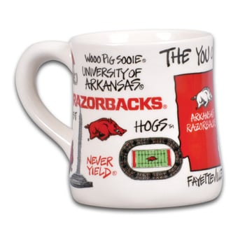 Arkansas Razorbacks 16oz. Hometown Mug