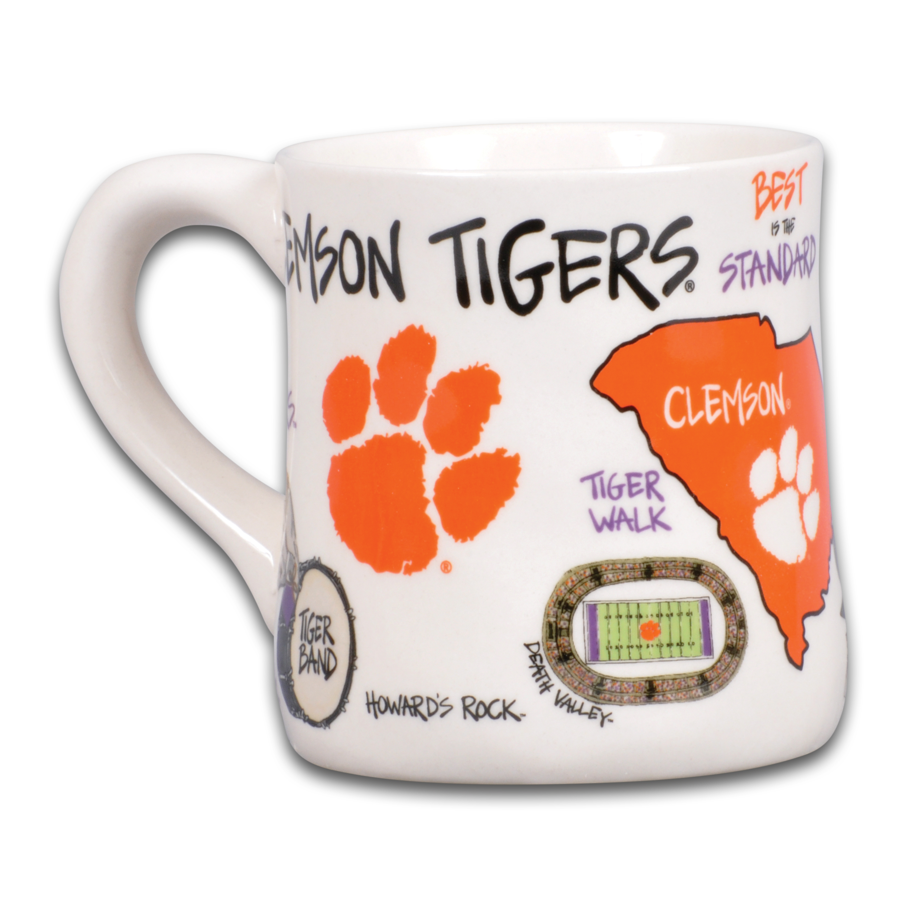 Clemson Tigers 16oz. Hometown Mug