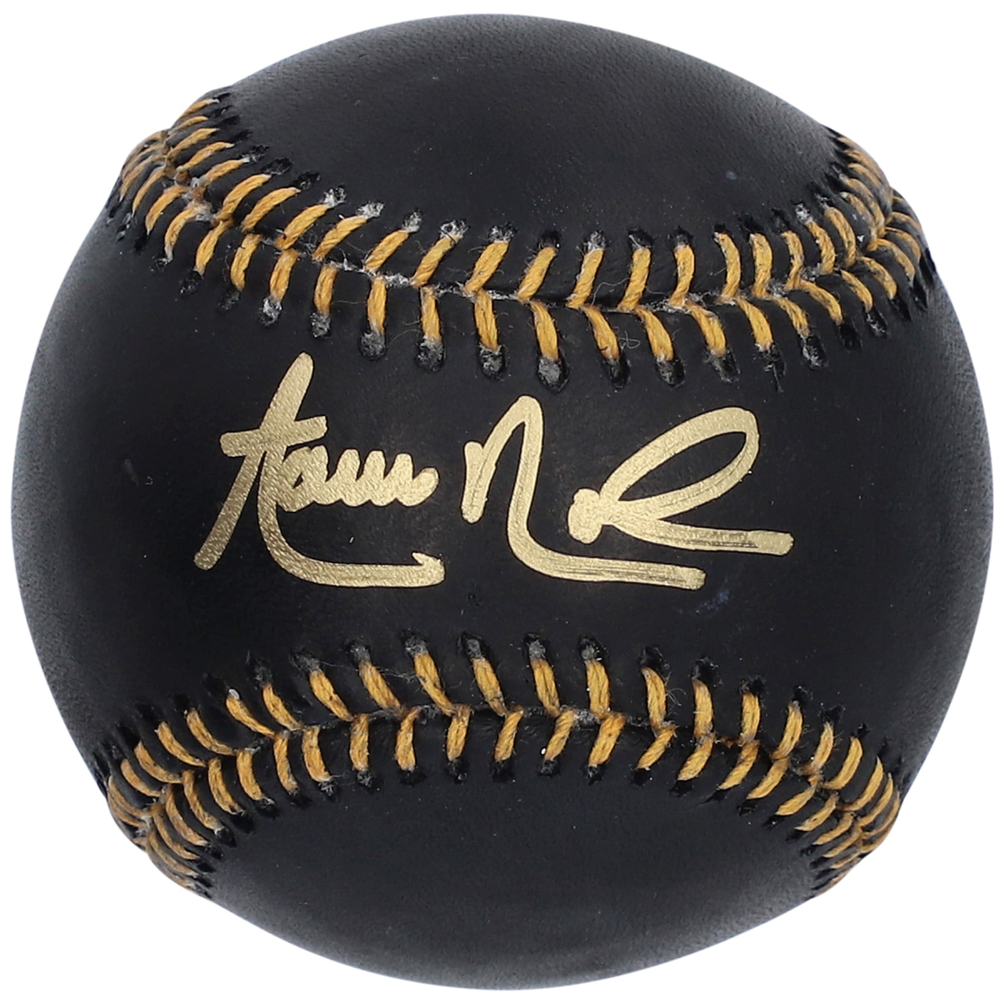 Aaron Nola Philadelphia Phillies Autographed Black Leather Baseball