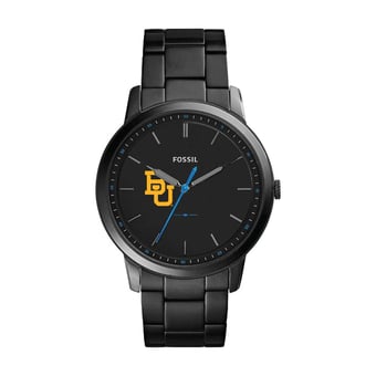 Fossil Baylor Bears The Minimalist Slim Stainless Steel Watch