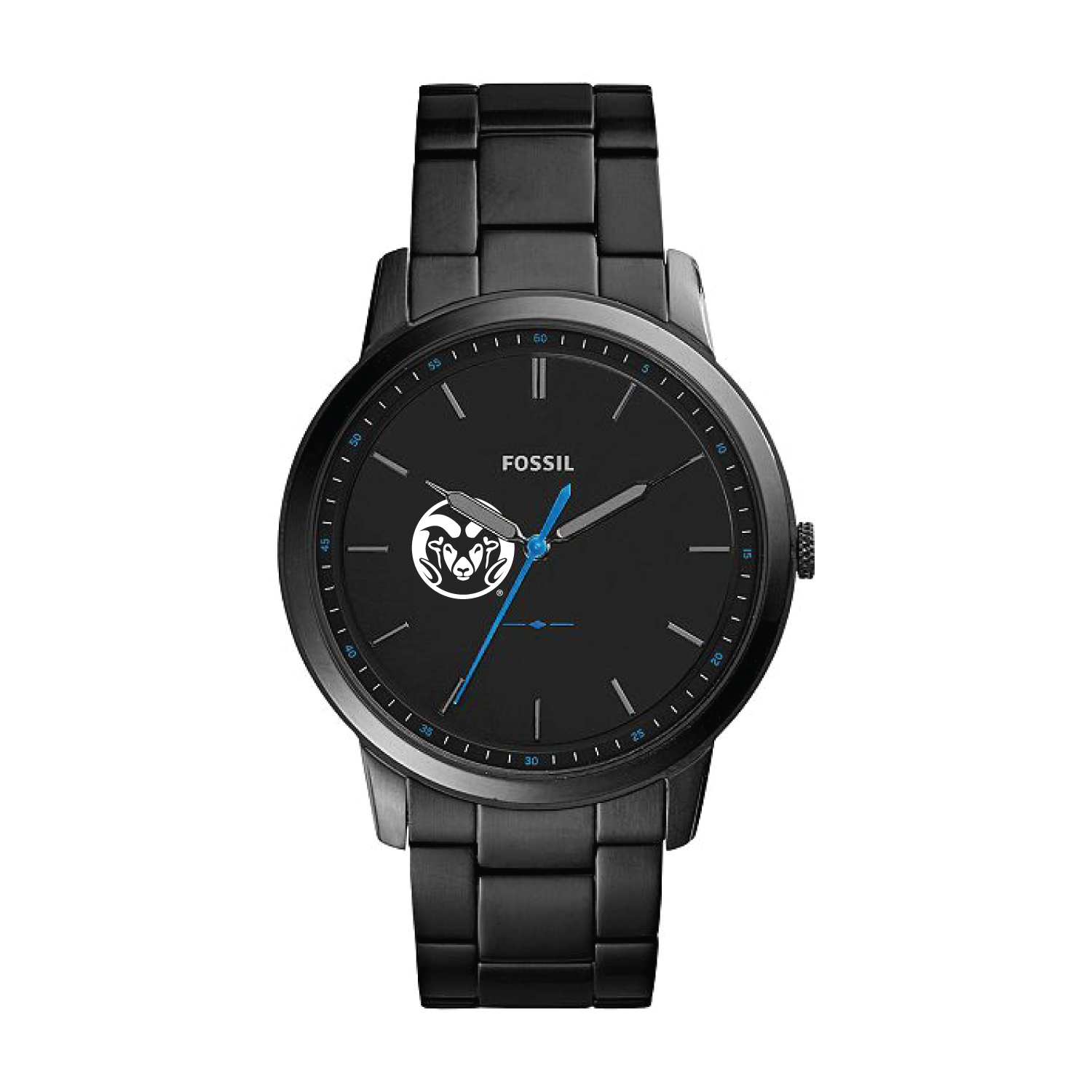 Fossil Colorado State Rams The Minimalist Slim Stainless Steel Watch