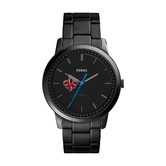 Fossil Louisiana Ragin' Cajuns The Minimalist Slim Stainless Steel Watch