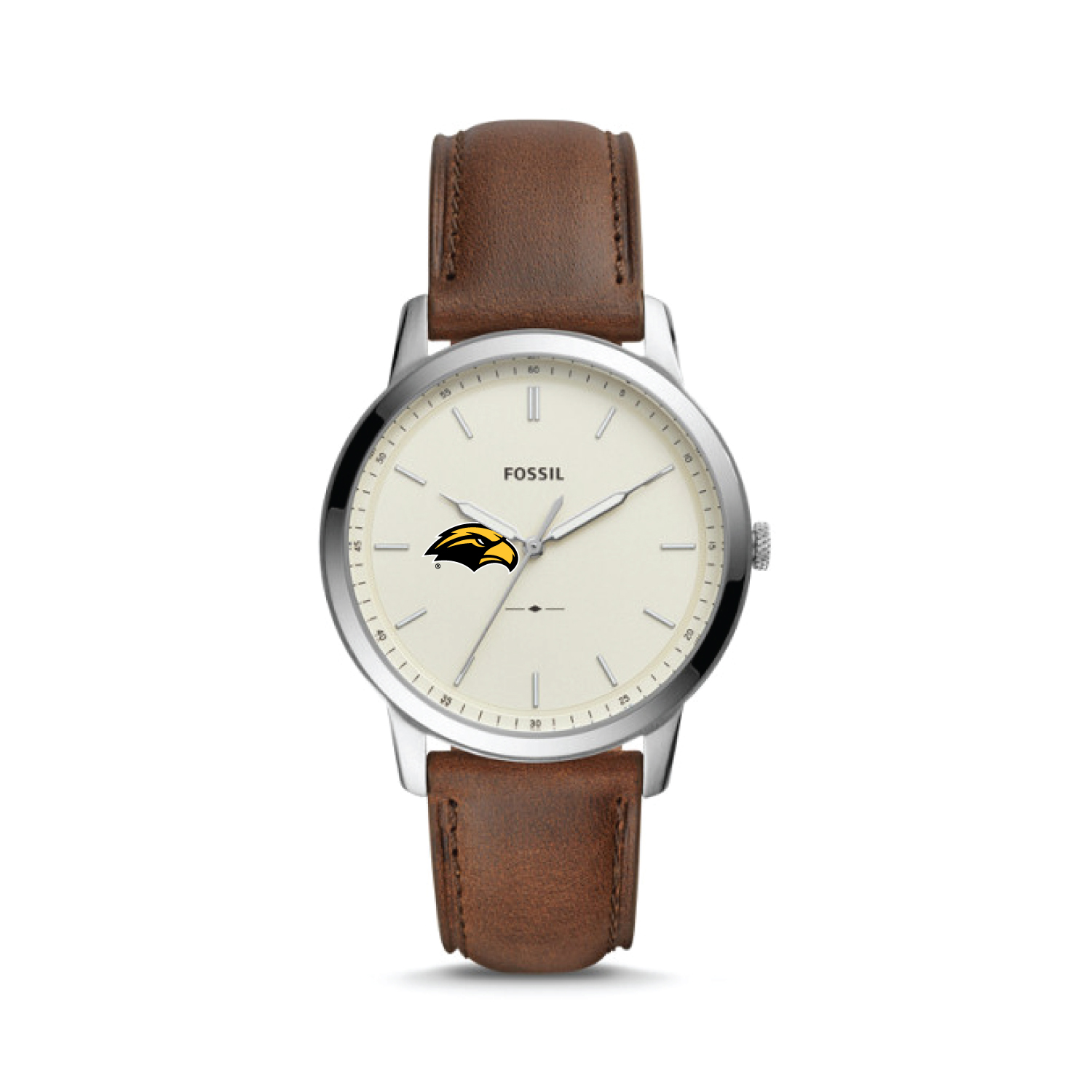 Fossil Southern Miss Golden Eagles The Minimalist Leather Watch