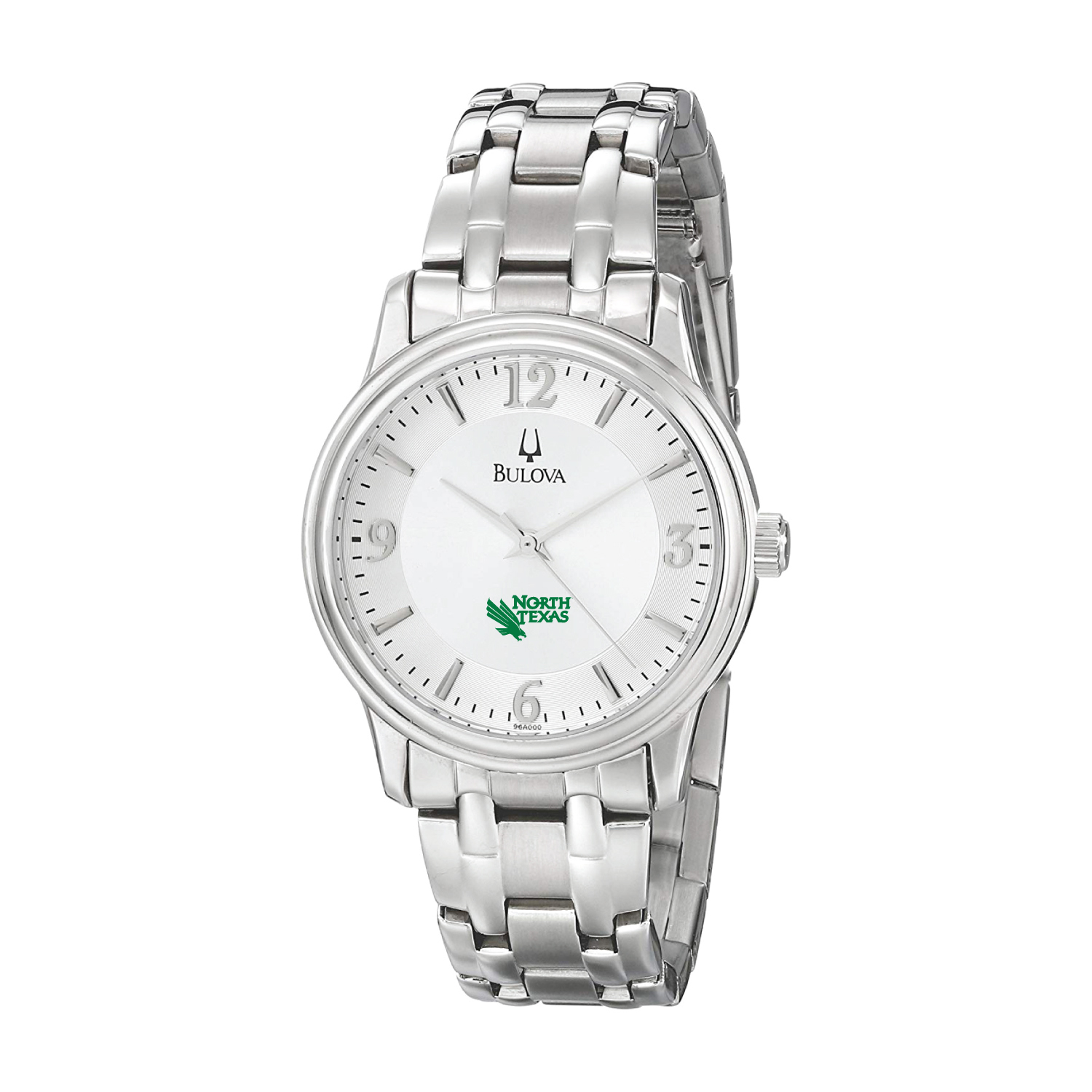 Men's Bulova  Silver North Texas Mean Green