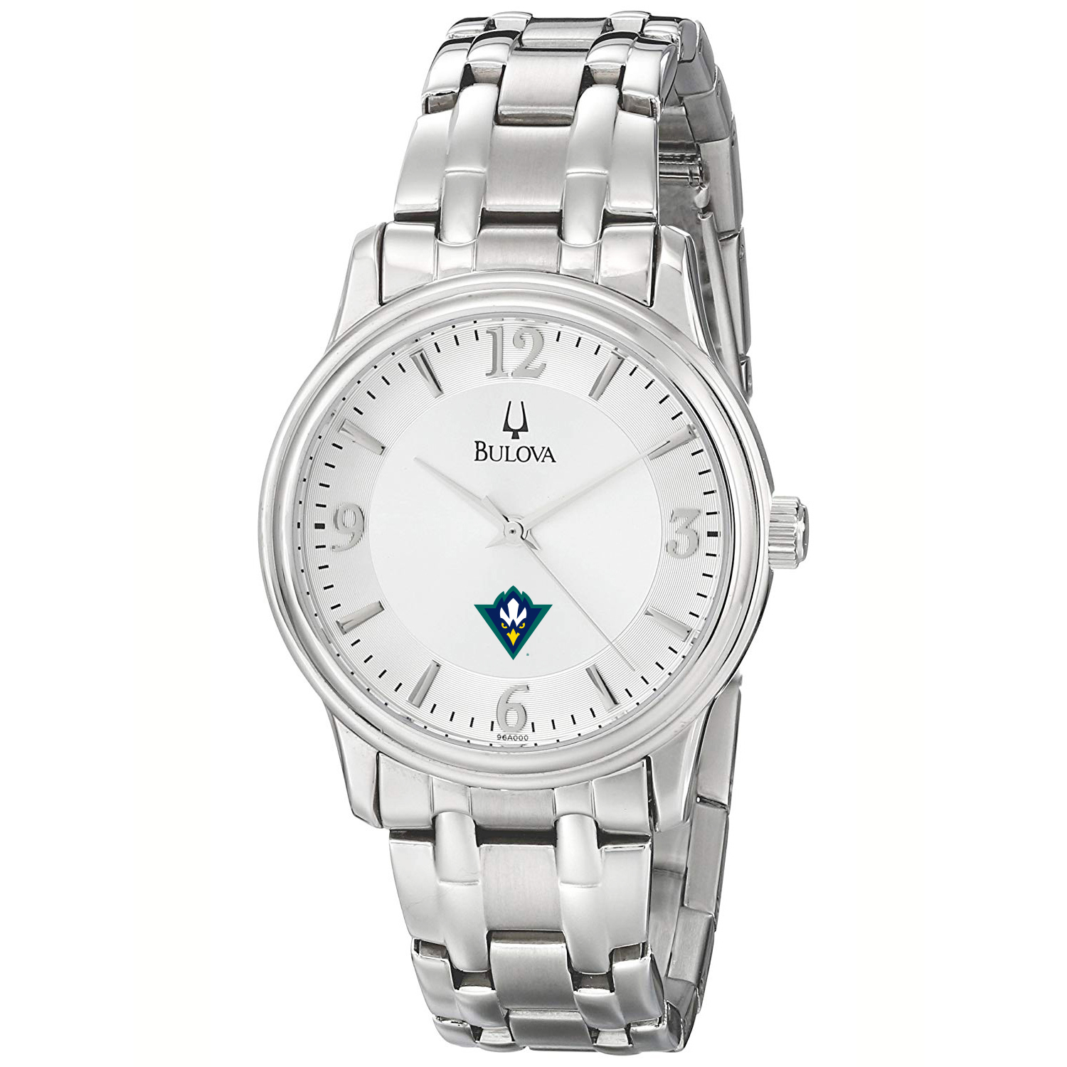 Men's Bulova  Silver UNC Wilmington Seahawks