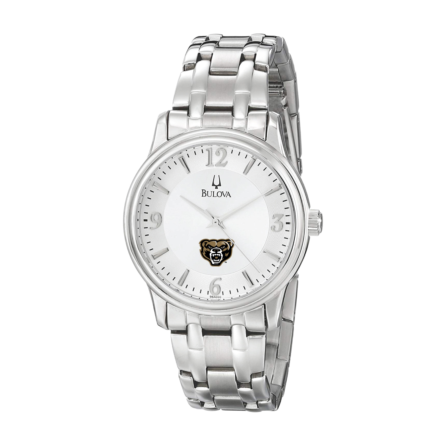 Men’s Bulova Silver Oakland Golden Grizzlies Men’s Bulova Silver Oakland Golden Grizzlies