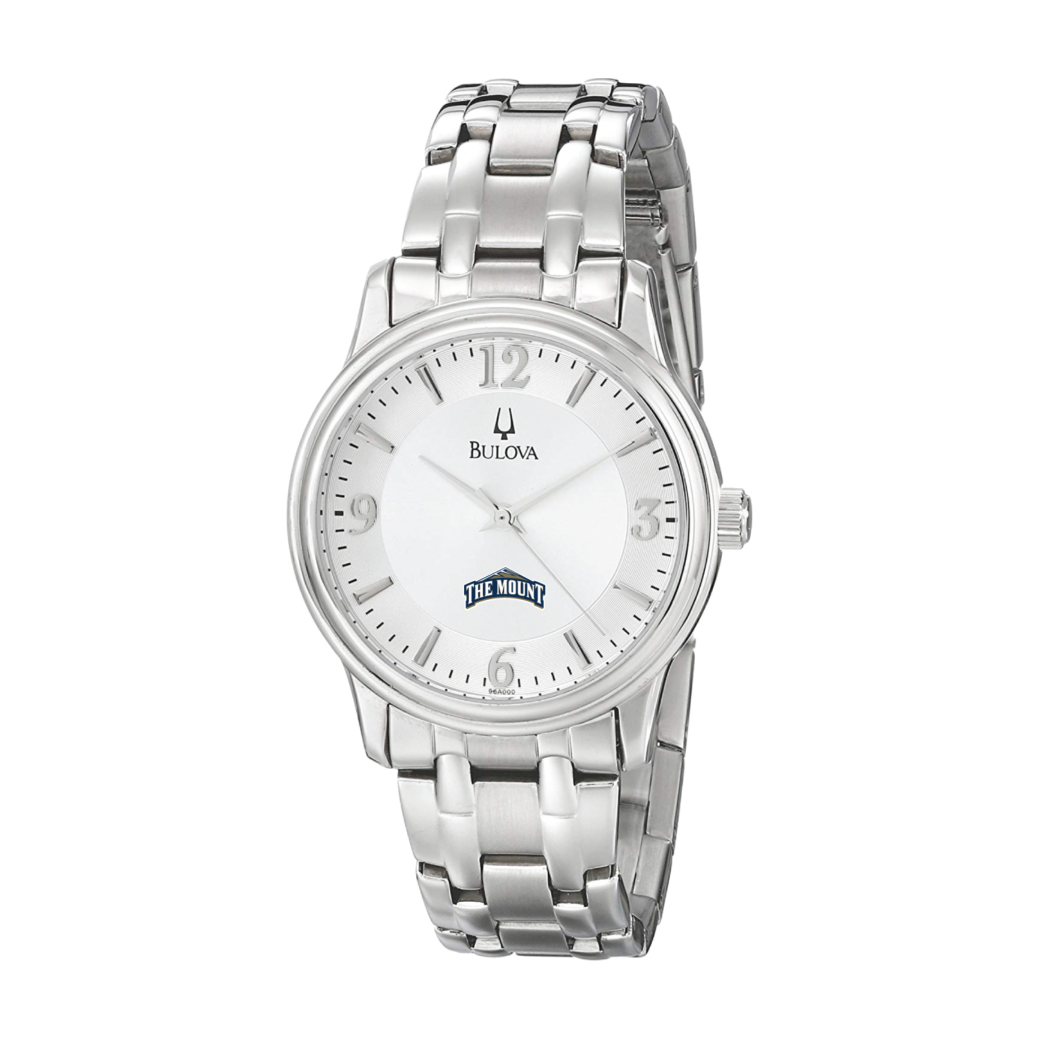 Men's Bulova  Silver Mount St. Mary's Mountaineers