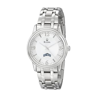 Men's Bulova  Silver Mount St. Mary's Mountaineers