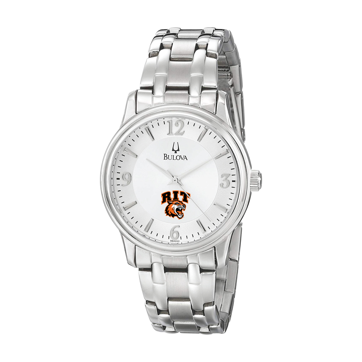 Men's Bulova  Silver Rochester Institute of Technology Tigers
