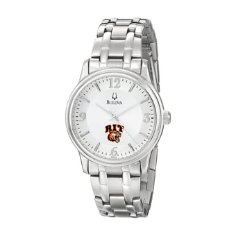 Men's Bulova  Silver Rochester Institute of Technology Tigers