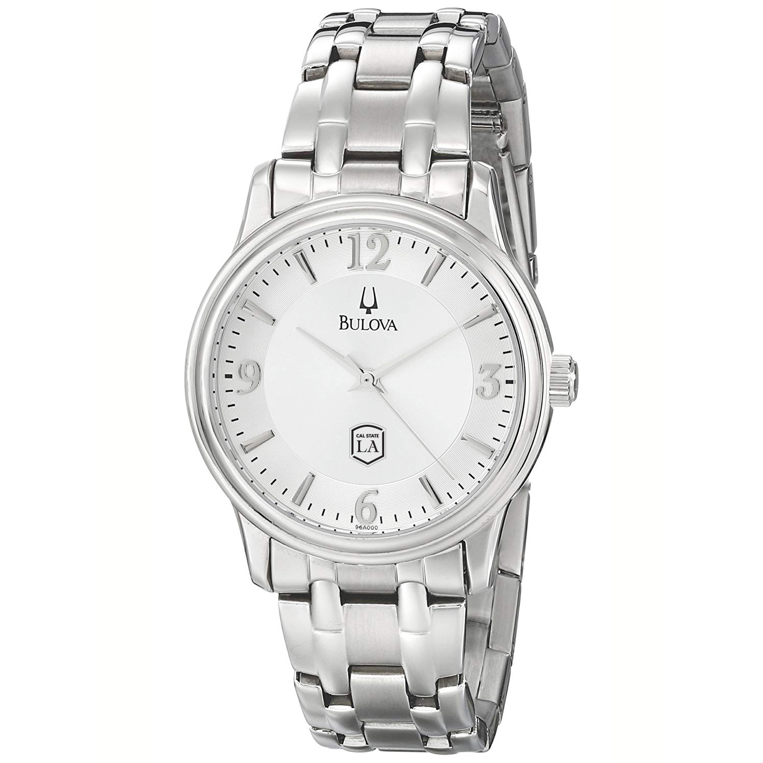 Men's Bulova  Silver Cal State L.A. Golden Eagles