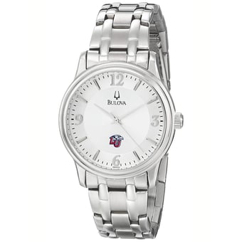 Men's Bulova  Silver Liberty Flames