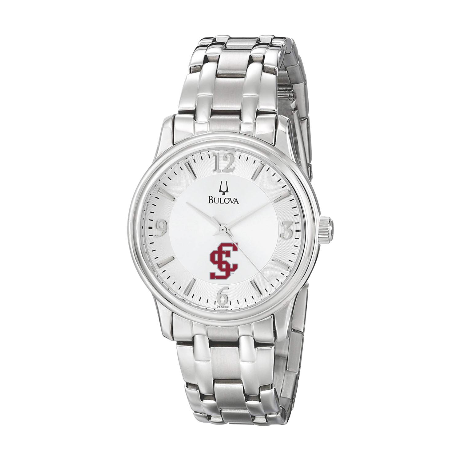 Men's Bulova  Silver Santa Clara Broncos