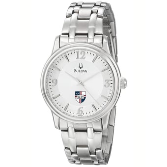 Men's Bulova  Silver Catholic University Cardinals