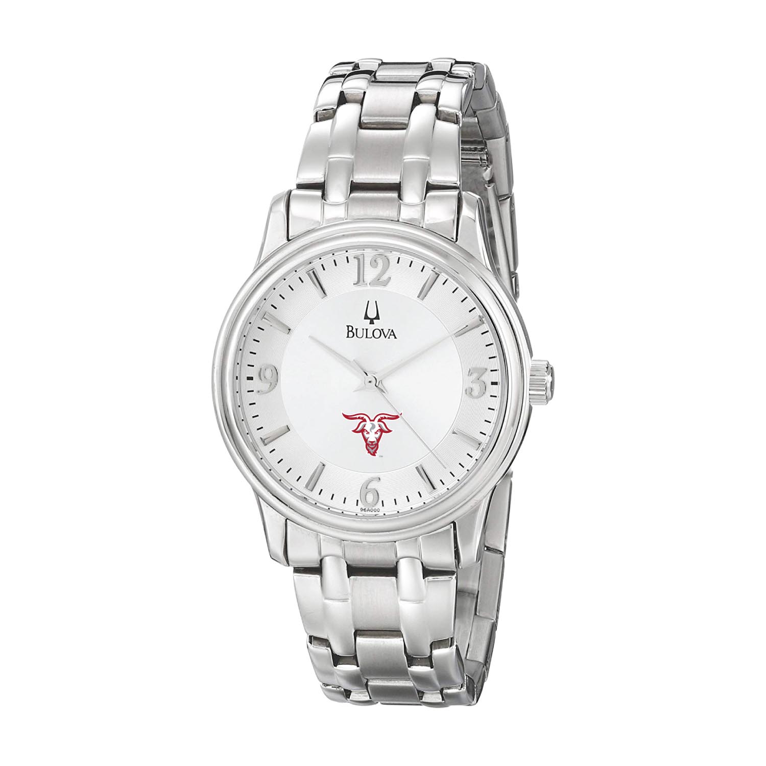 Men's Bulova  Silver Worcester Polytechnic Institute Engineers