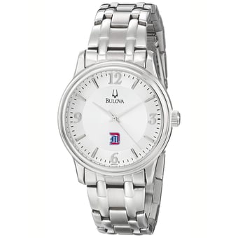 Men's Bulova  Silver Detroit Mercy Titans