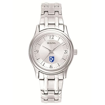 Women's Bulova Silver New Hampshire Wildcats Stainless Steel Quartz Watch