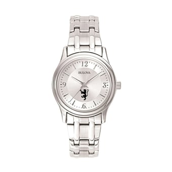 Women's Bulova Silver St. Olaf Oles Stainless Steel Quartz Watch