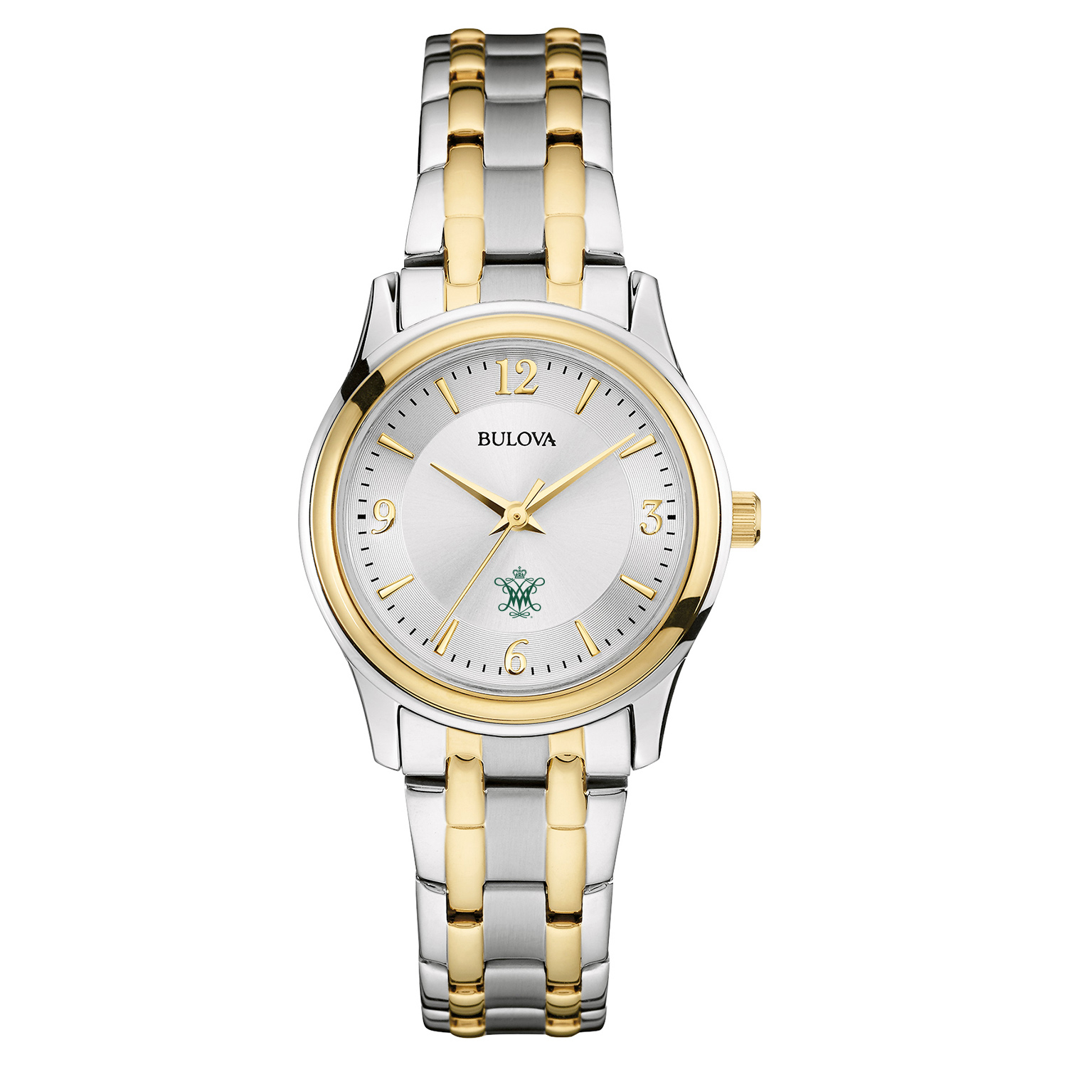 Women's Bulova Silver/Gold William & Mary Tribe Classic Two-Tone Round Watch