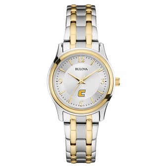 Women's Bulova Silver/Gold Tennessee Chattanooga Mocs Classic Two-Tone Round Watch