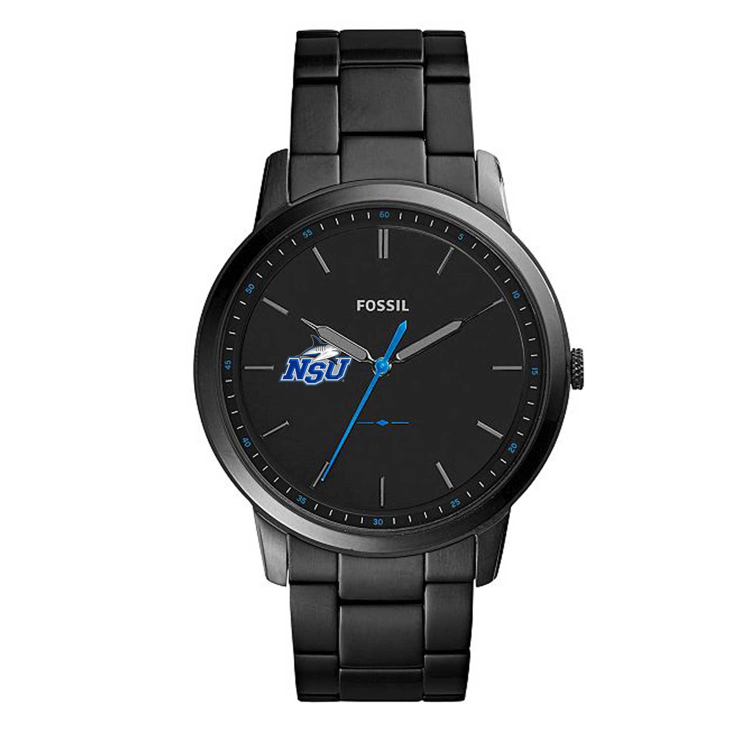 Fossil Nova Southeastern Sharks The Minimalist Slim Stainless Steel Watch
